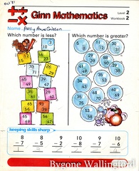 maths workbook 80s